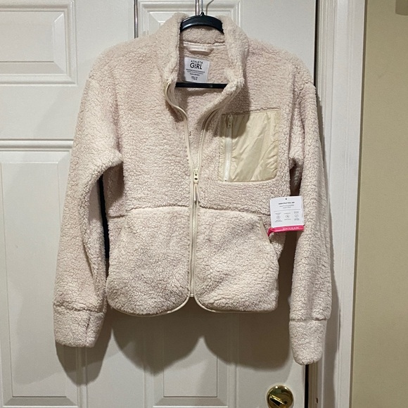 New with tag Athleta Girl Fleece Sherpa Teddy Jacket - Picture 2 of 10